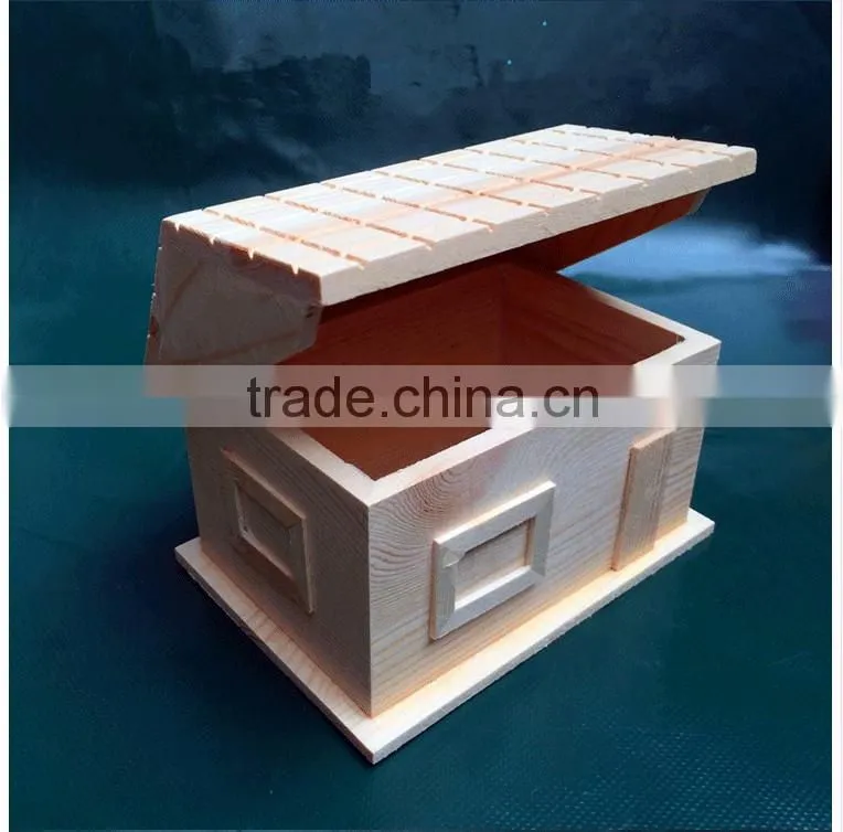 Factory price decorative gift packaging box,stylish christmas wood craft