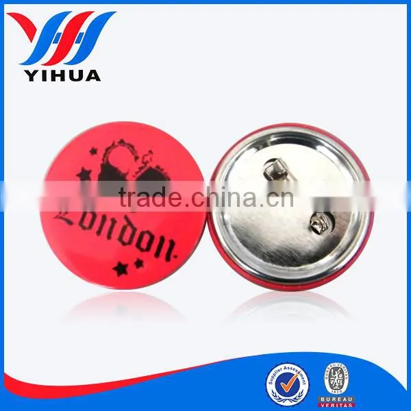 Custom plastic easy button with pin