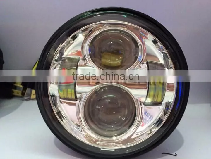 DOT 40w headlight led DC10~100V 20/40W Hi/Lo beam Round Motorcycle Headlight for Harley