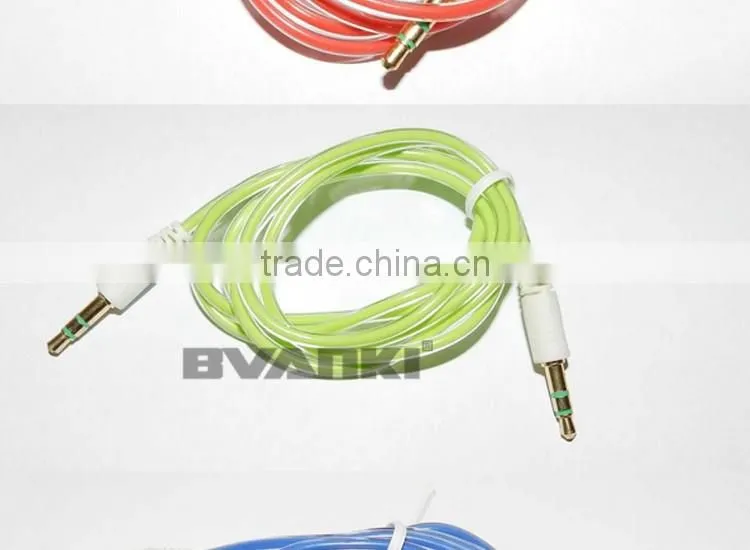 2016 best selling products high quality 3.5mm jack audio cable, audio male to male cable, car aux audio cable usb cable