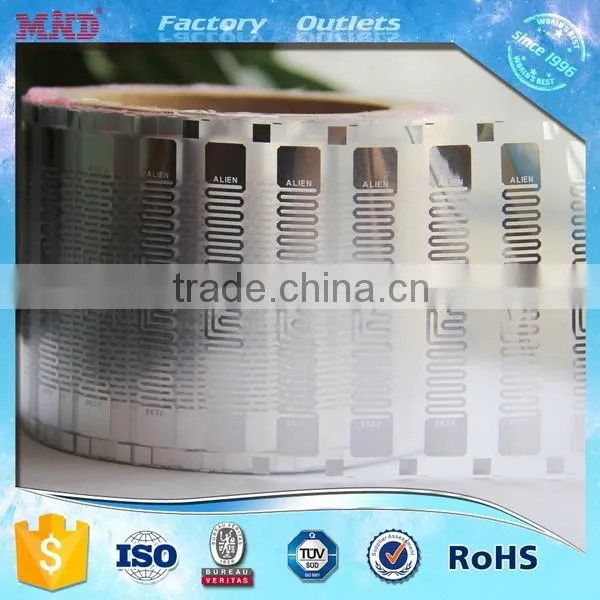MDIY23 iso18000 6c Warehouse Checking and tracking Alien h3 uhf rfid dry inlay for smart labels and tickets