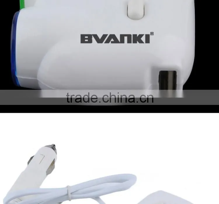new products 2016 High Quality Triple3 Way Splitter+Dual USB Port Car Cigarette Lighter Socket Splitter Charger with gps tracker