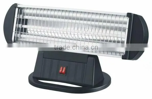 3heating 400W/800W/1200W CE/GS/ROHS safety tip over switch/ electric heater quartz heater for home