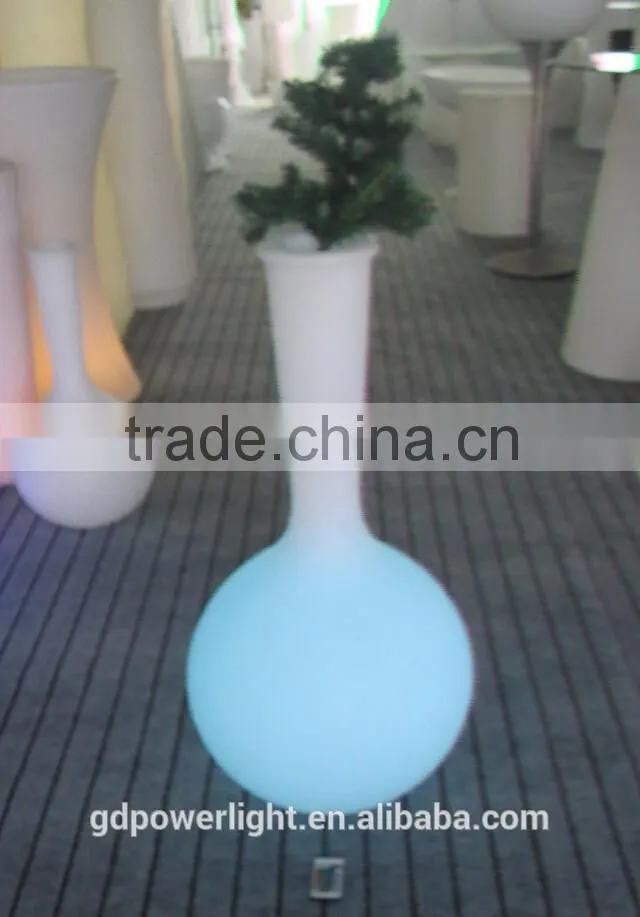 New Led Flower pot vases with remote control 5210F
