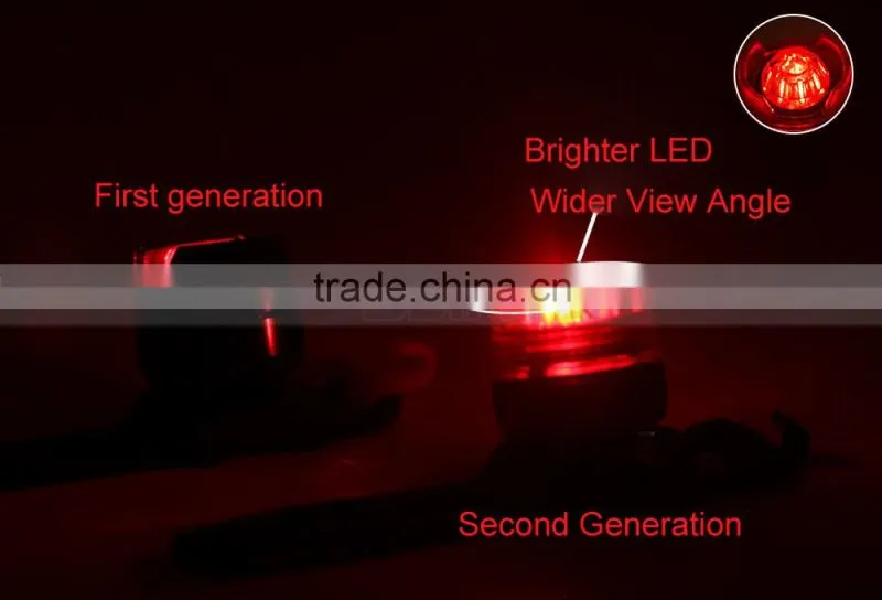 20LM 360 Degree Visual Angle Silicone LED Second Generation Bike Diamond Light