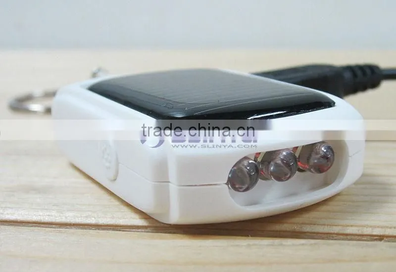 Mini Solar Charger 600mAh Portable With Keychain