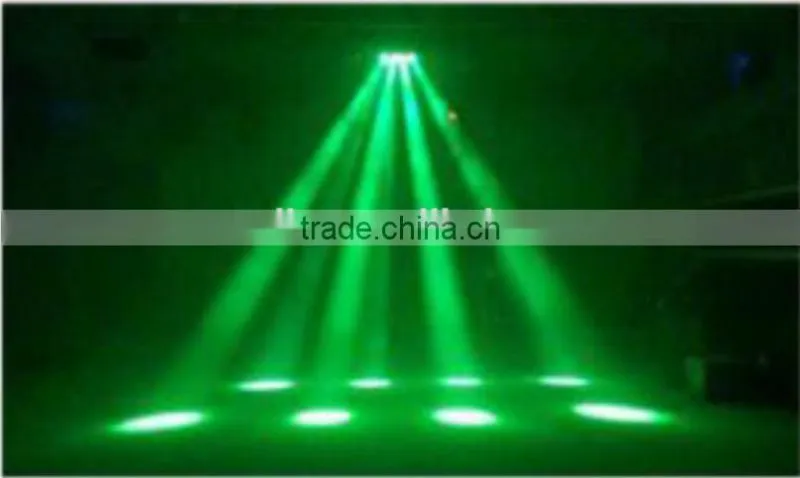 8pcs Moving Head Disco RGBW 4IN 1 led spider beam moving head light 10w