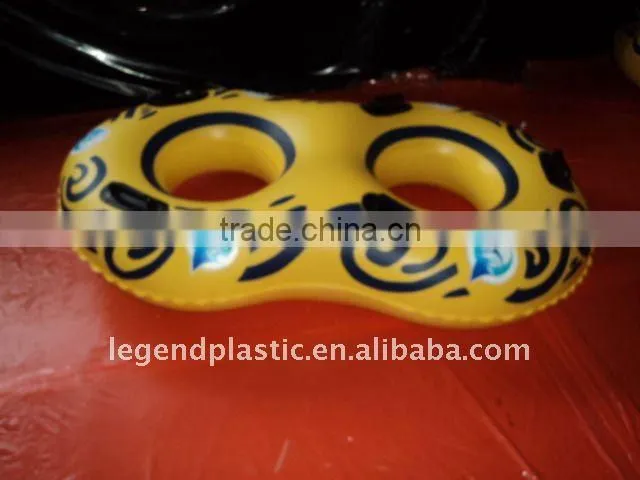 inflatable double bath ring