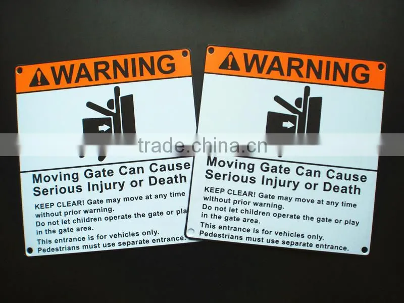 Saftey Hanging PVC warning sign, indicator sign