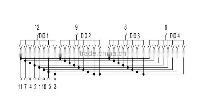 Free Sample 0.52" 4 digits 7 segment module