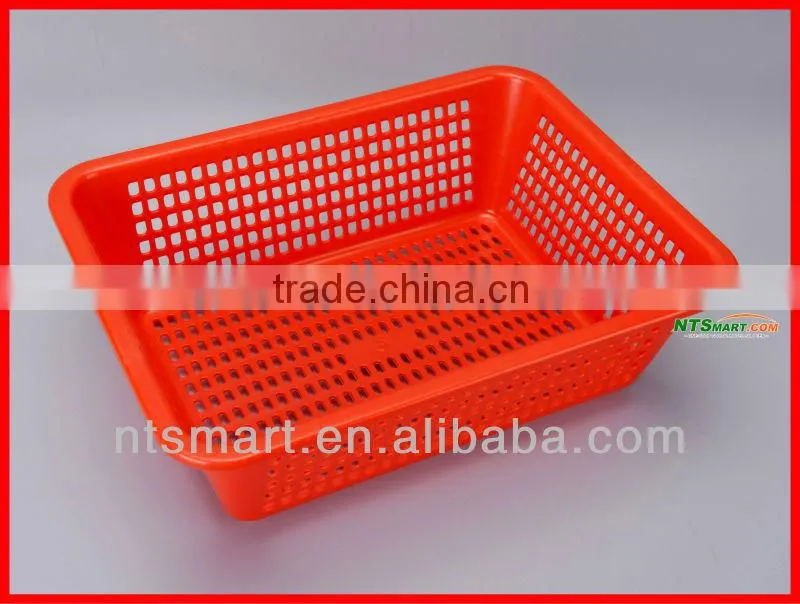 Eco-economy plastic fruit and vegetable basket with pp material