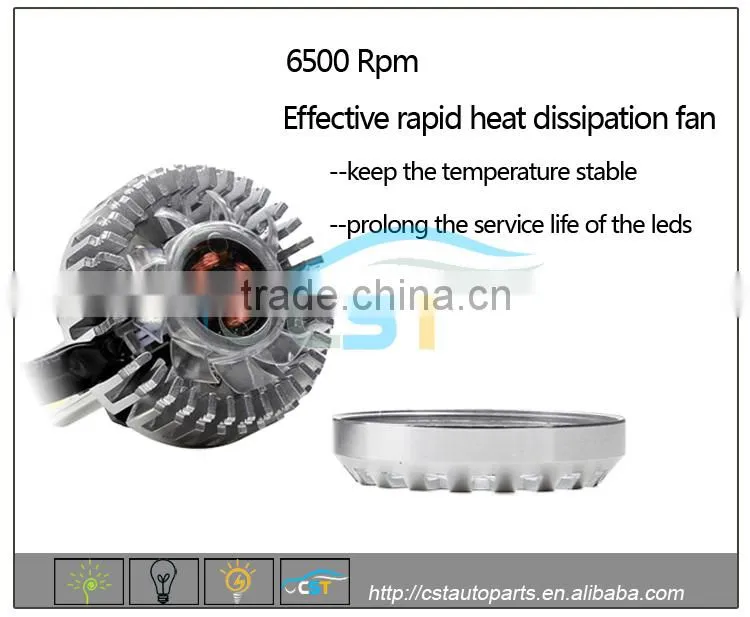 CST A340 COB DC9V~36V 80W CANBUS H4 7200LM