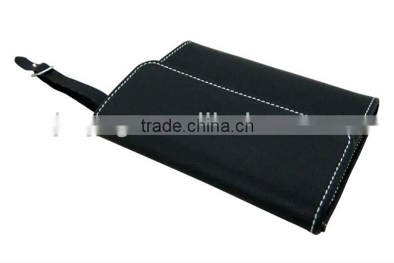 Folding PU passport holder