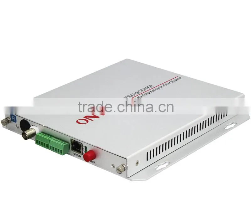 Support OEM 1CH Video Optical Transceiver with Video/Data/ Ethernet