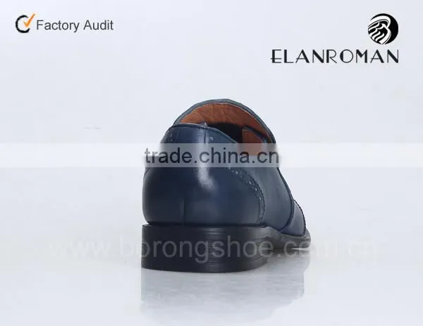 New style italian mens leather shoes Brogue shoes slip on shoes