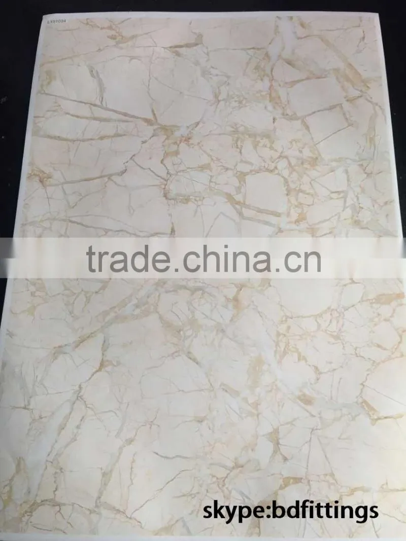 pvc marble panel for ceiling and wall interior decoration