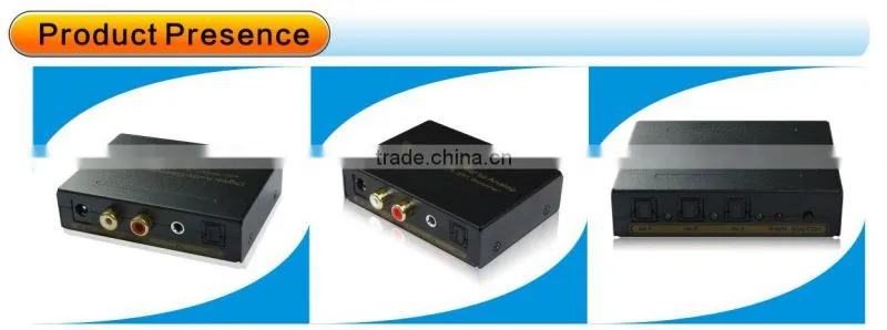 Digital Optical to Analog audio decoder