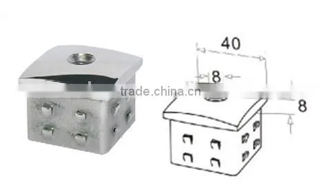 handrail stainless steel square tube end cap
