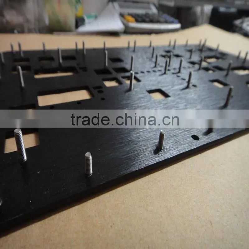 Custom stud powder coating aluminium plate