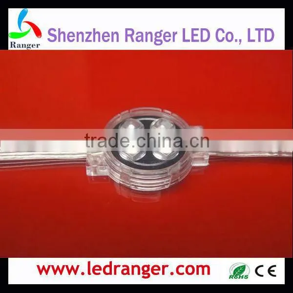 24 Pixels RGB LED Pixel Module DMX512 with Mini Decoder Clear cover with Lens for 5050 LEDs