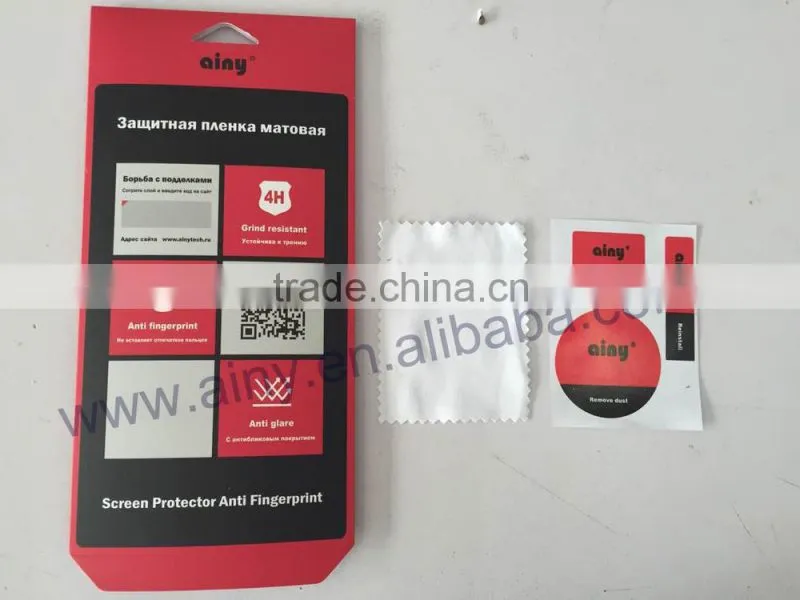 Newest! Factory price matte Screen protector for mobile phone/film for HTC One M9