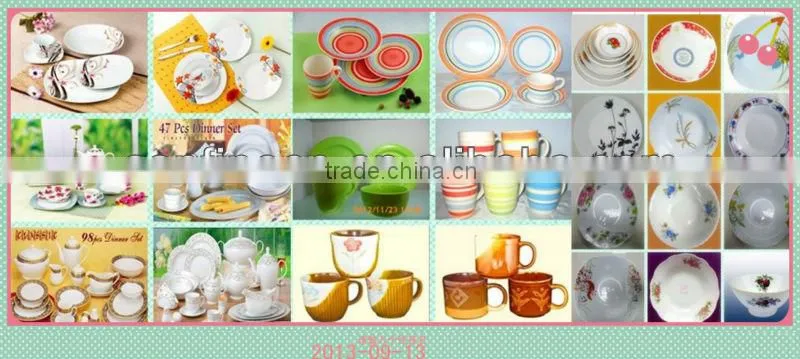 220cc hot seller good quality 6 zebra cup and saucer 220cc tea set with color box