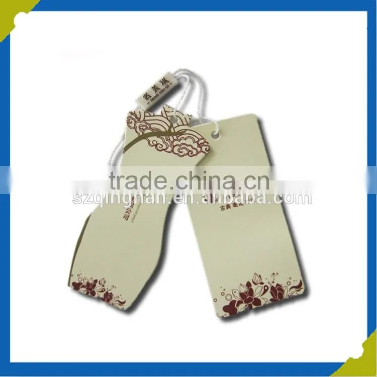 Customized Logo Eco-Friendly HangTag for Garment / Shoes Manufactory
