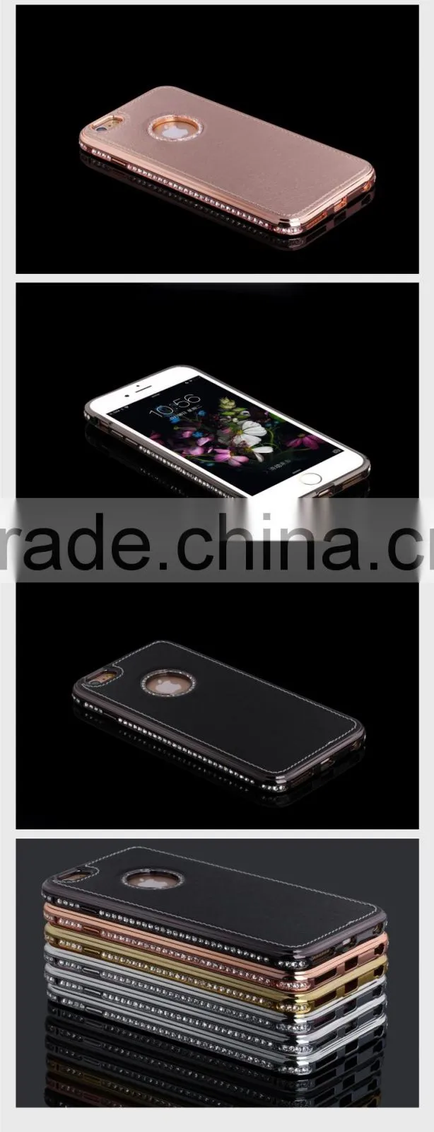 Premium Diamond Leather Case for iPhone 6