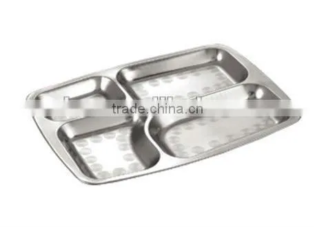 Stainless steel fast food tray mess tray