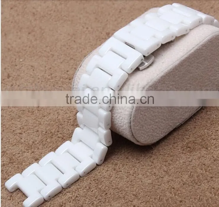 18*10/20*11/16*10/16*8mm high quality ceramic Watch bracelet with stainless steel buckle Wholesale 3PCS