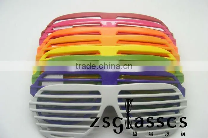 Hot sale cheap shutter shade sunglasses /promotional plastic glasses/promotion sunglasses