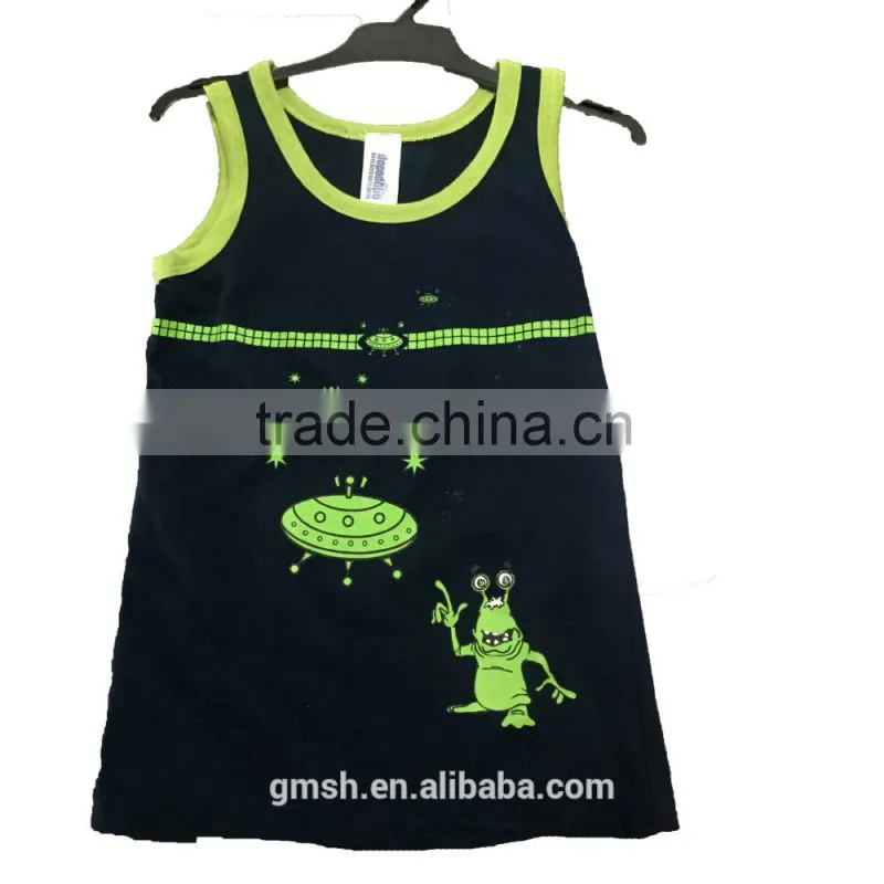 Boy vest 100 cotton so cute with OEM service latest design