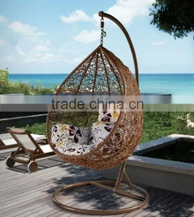 rattan furniture outdoor canopy swing bed