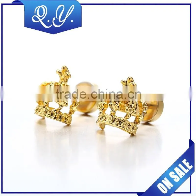 Fashion design colored acrylic ear stud earrings piercing jewelry wholesale