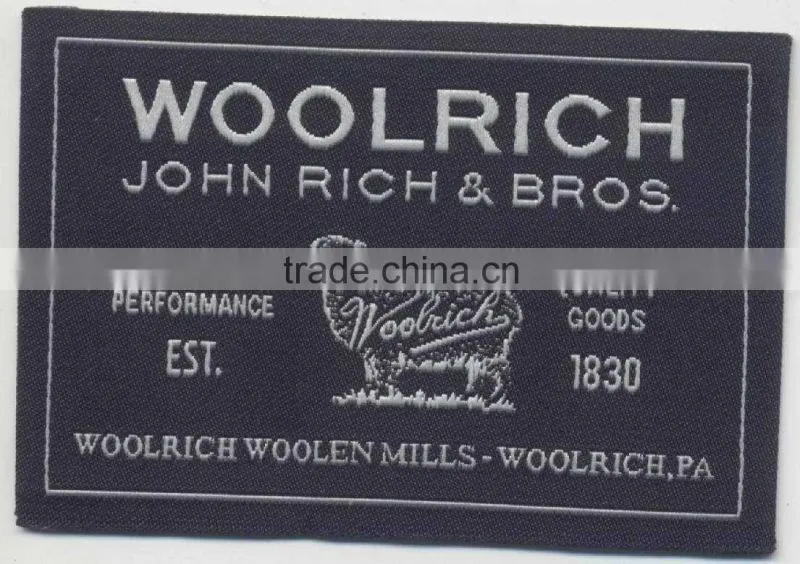 Woven labels tags,item 009