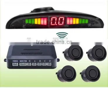 Universal Car LED radar detector Wireless parking sensor with LED Display