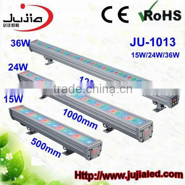 2013 New Design IP65 15W RGB Epistar led wall washer (JU-1013-15W)
