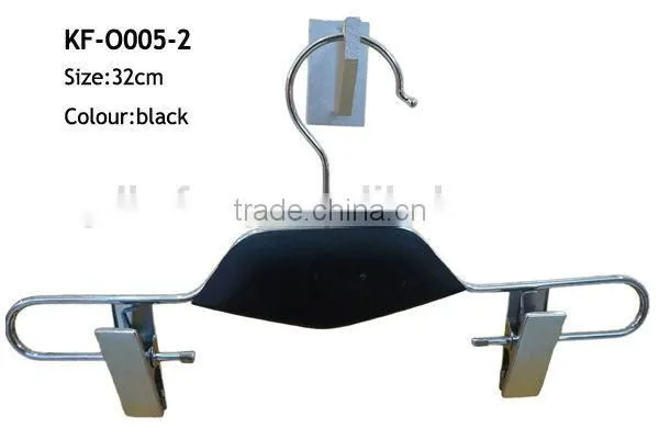Metal bending pants hanger for garment shops