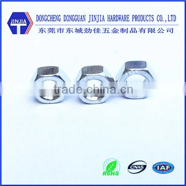 m5 white zinc hex nut
