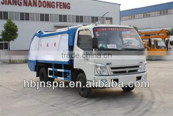 NEW competitive price 8CBM FOTON Compression garbage truck