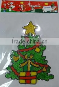 High Quality Santa Claus PVC Sticker For Christmas Celebration