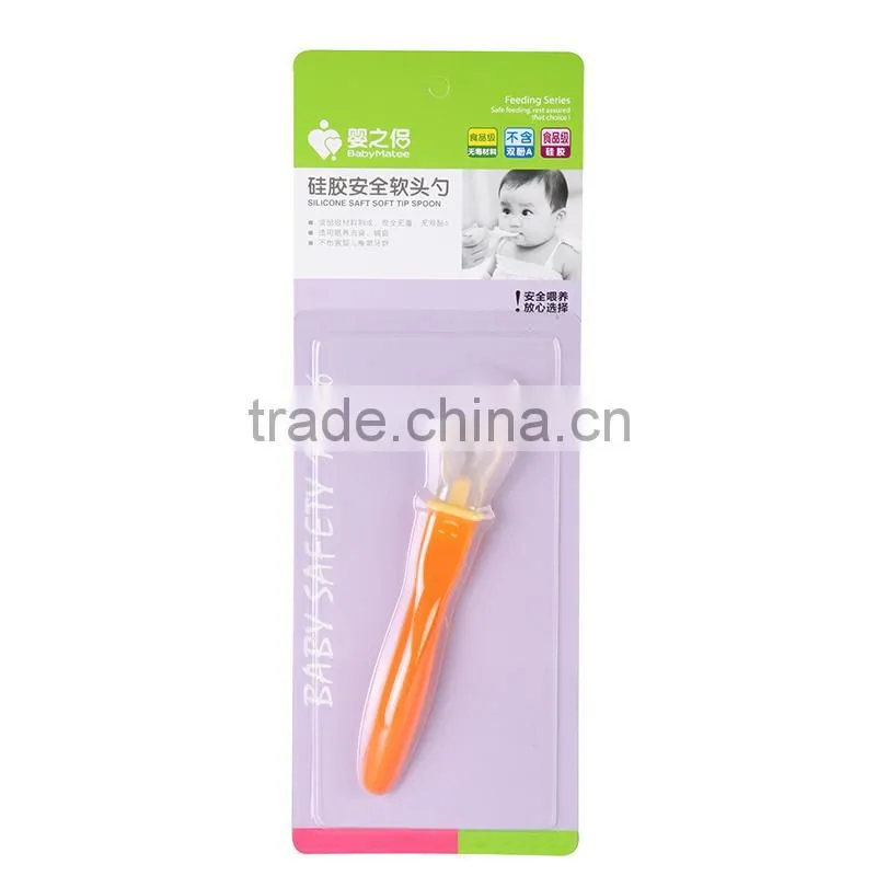 Babymatee baby feeding products different colors good chemical resistance custom baby spoon