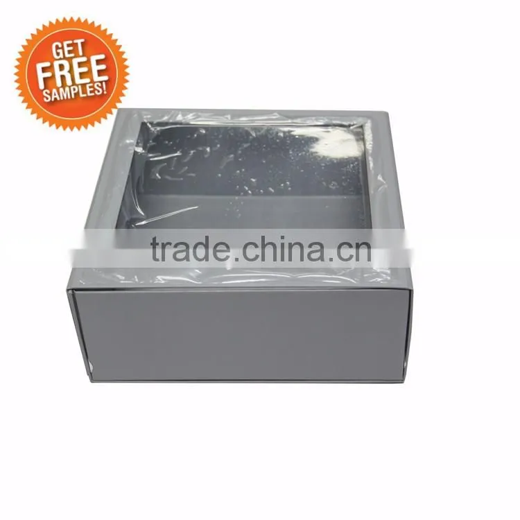 High quality colorful folding suit gift paper packing box