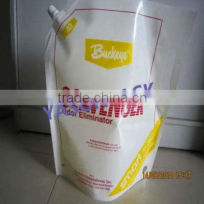 standing juice suction nozzle bag