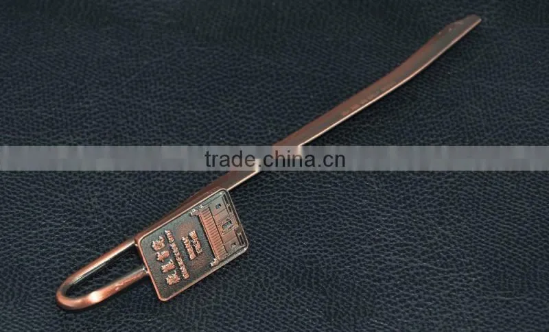 Good quality Antique copper metal bookmark