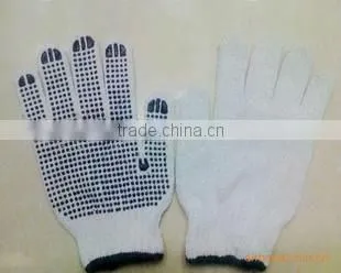 PVC dotted gloves
