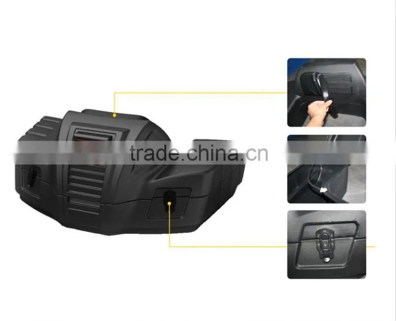 60L plastic ATV cargo box, Roto moulded ATV rear storage box for ATVs