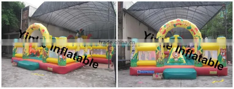2014 new design dragon inflatable fun city park playground