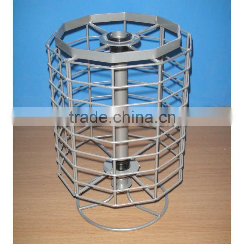 10 sides counter wire stand with small space occupying