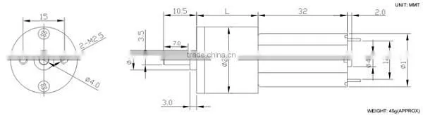 high torque dc reducer